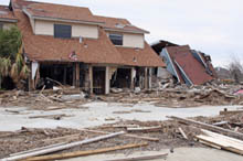 Homes Damaged by Hurricane Katrina